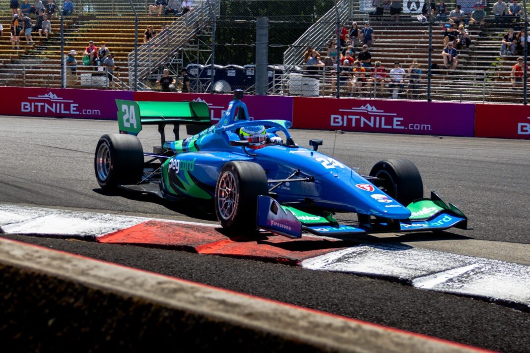 Nick Monteiro Estreia Na Indy Nxt Defendendo A Equipe Hmb Na Etapa De Portland